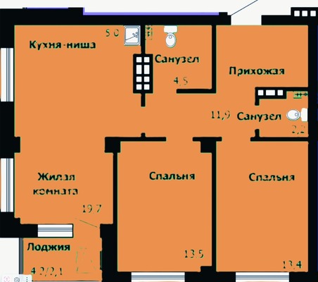 Купить 2-комнатную квартиру